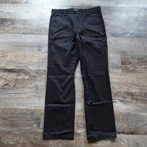 Dockers Signature Khaki slim fit dress pants men's 33x32 black BB514